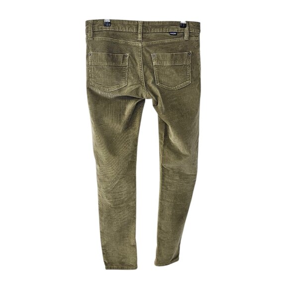 Patagonia Womens Fitted Corduroy Pants 55055, Organic Cotton, Green Khaki, Sz 28 - Picture 4 of 10